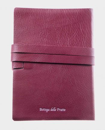 Taccuino in pelle bordeaux The Family Rabbit