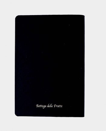 Taccuino in pelle nero Wild Cat con fregio dorato small